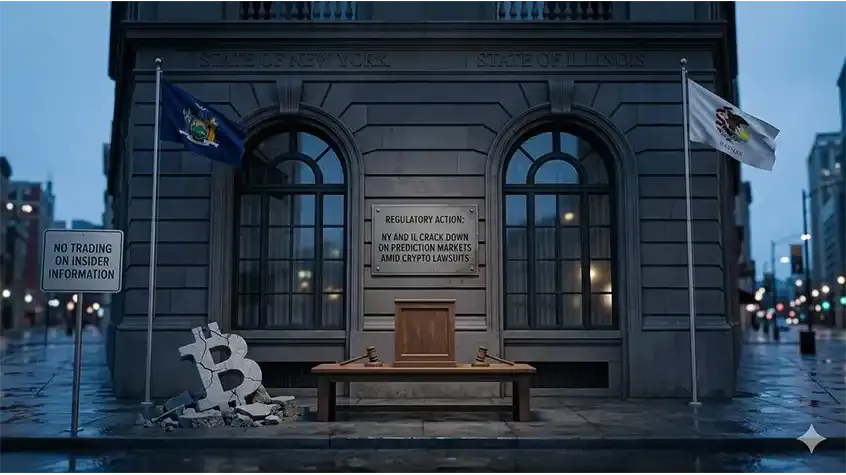NY and IL Crack Down on Prediction Markets Amid Crypto Lawsuits
